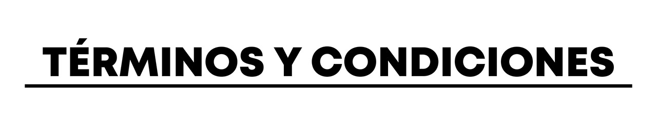 TÉRMINOS Y CONDICIONES